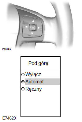 Korzystanie z układu ułatwiającego ruszanie pod górę