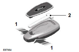 Pilot zdalnego sterowania z nieskładaną końcówką kluczyka