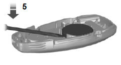 Pilot zdalnego sterowania z nieskładaną końcówką kluczyka