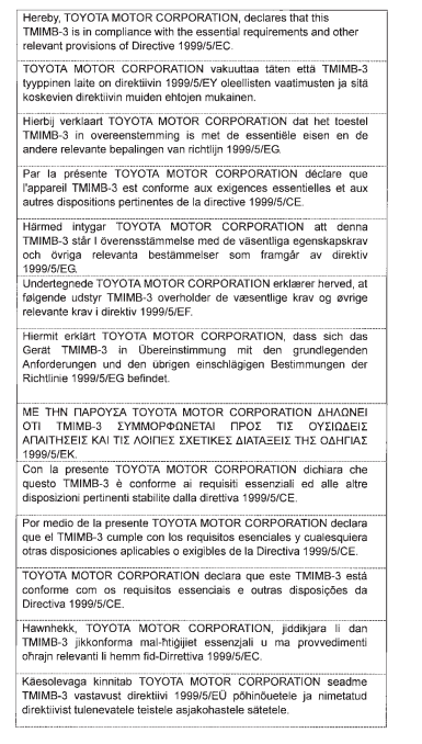 Certyfikat dotyczący elektronicznej blokady rozruchu