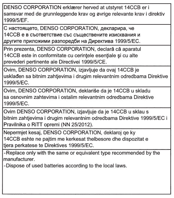 Certyfikat systemu elektronicznego kluczyka