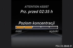 Wyświetlanie poziomu koncentracji